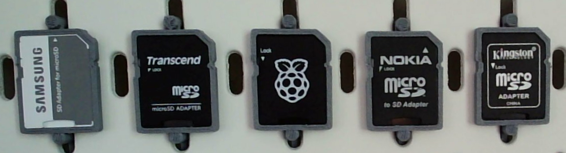 My SD to microSD converter collection
